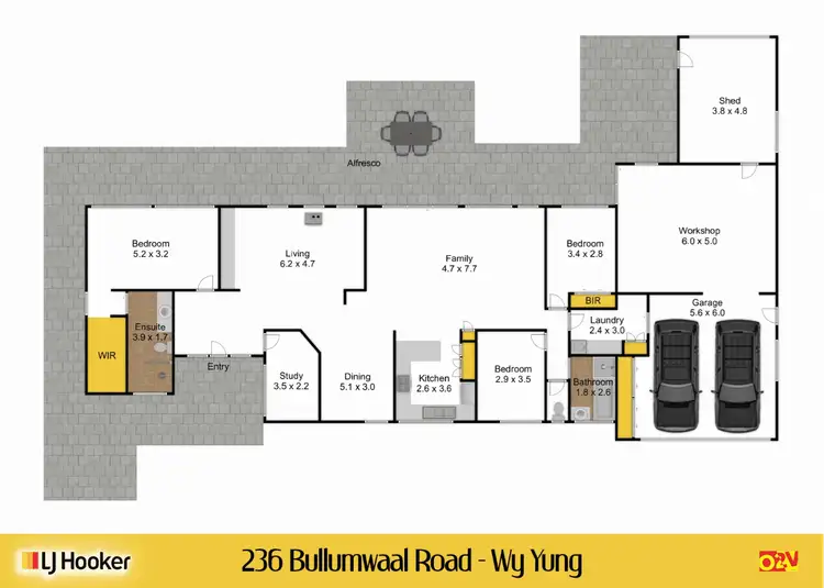 Floorplan of Homely house listing, 236 Bullumwaal Road, Wy Yung VIC 3875