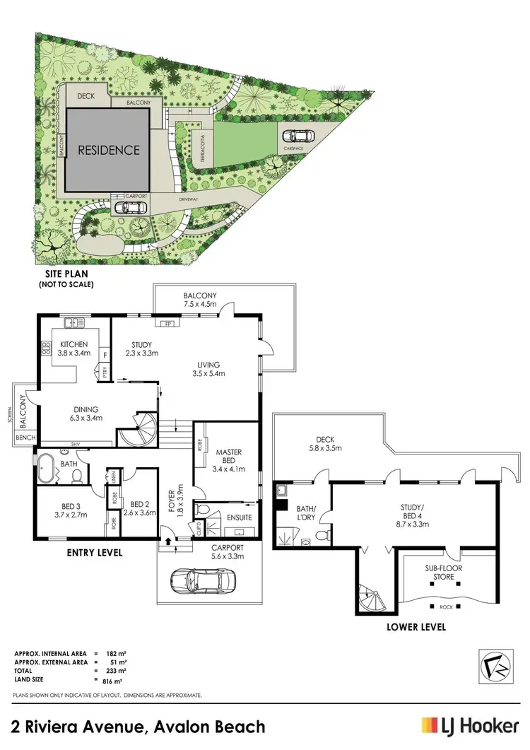 Floorplan of Homely house listing, 2 Riviera Avenue, Avalon Beach NSW 2107