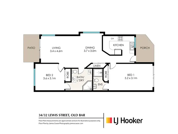 Floorplan of Homely unit listing, 34/32 Lewis Street, Old Bar NSW 2430