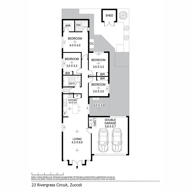 Floorplan of Homely house listing, 23 Rivergrass Circuit, Zuccoli NT 832