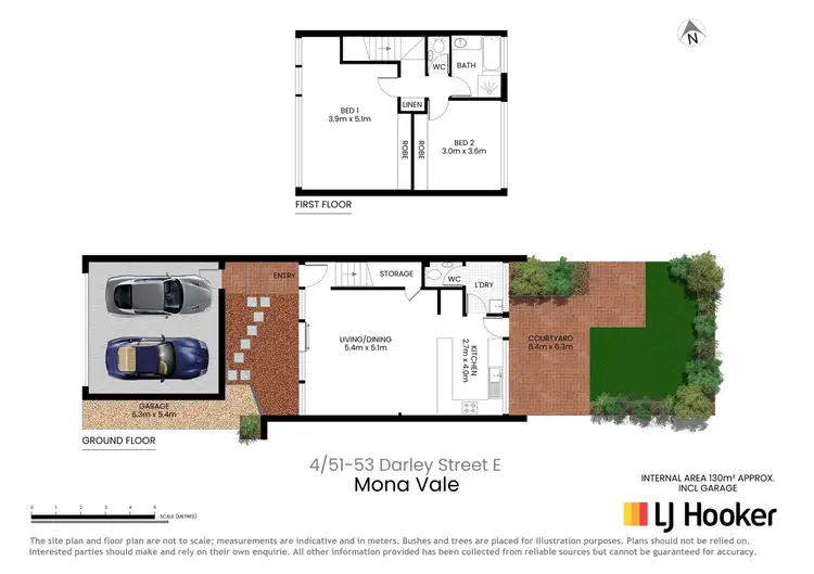 Floorplan of Homely townhouse listing, 4/51-53 Darley Street East, Mona Vale NSW 2103