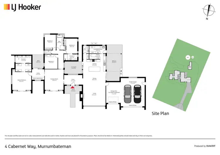 Floorplan of Homely house listing, 4 Cabernet Way, Murrumbateman NSW 2582