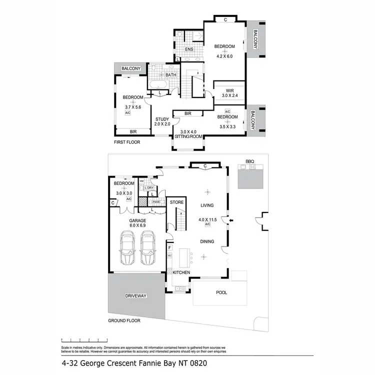 Floorplan of Homely house listing, 4/32 George Crescent, Fannie Bay NT 820
