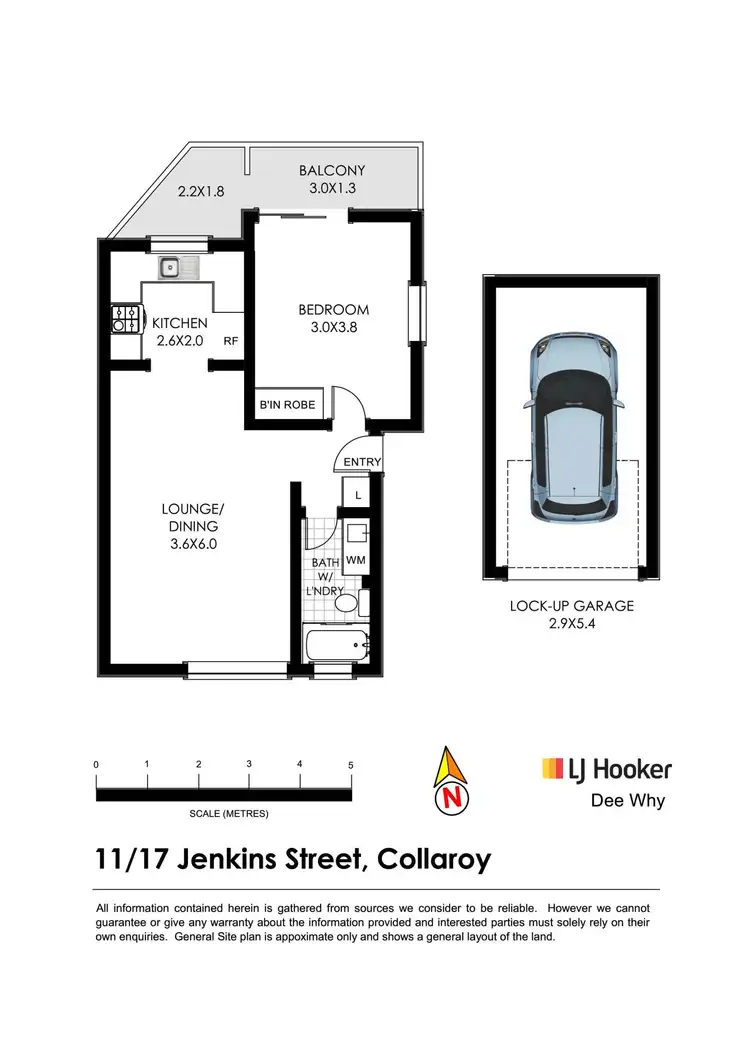 Floorplan of Homely apartment listing, 11/17 Jenkins Street, Collaroy NSW 2097