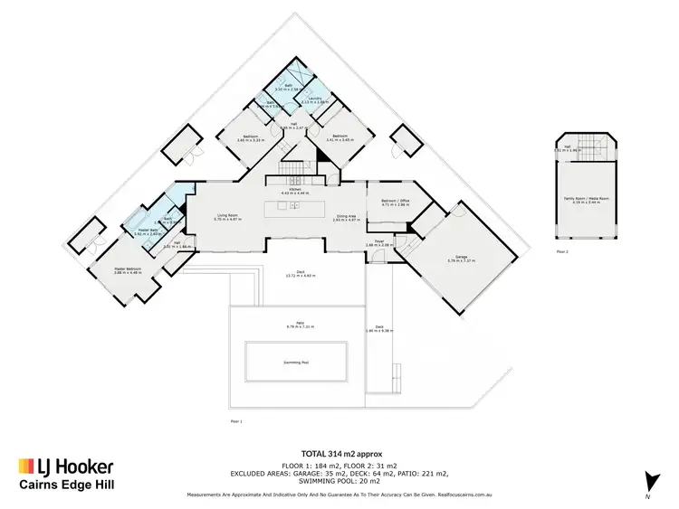 Floorplan of Homely house listing, 1 Ashwood Circuit, Smithfield QLD 4878