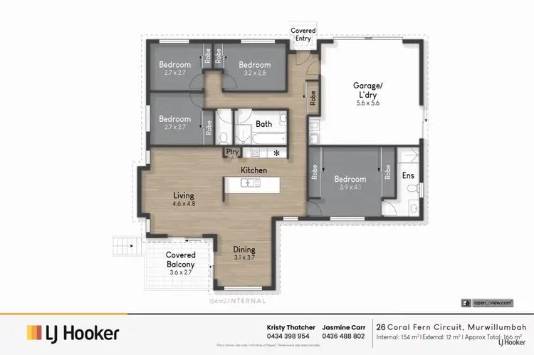 Floorplan of Homely house listing, 26 Coral Fern Circuit, Murwillumbah NSW 2484