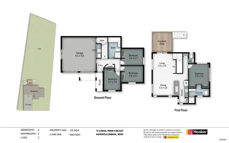 Floorplan of Homely house listing, 11 Coral Fern Circuit, Murwillumbah NSW 2484