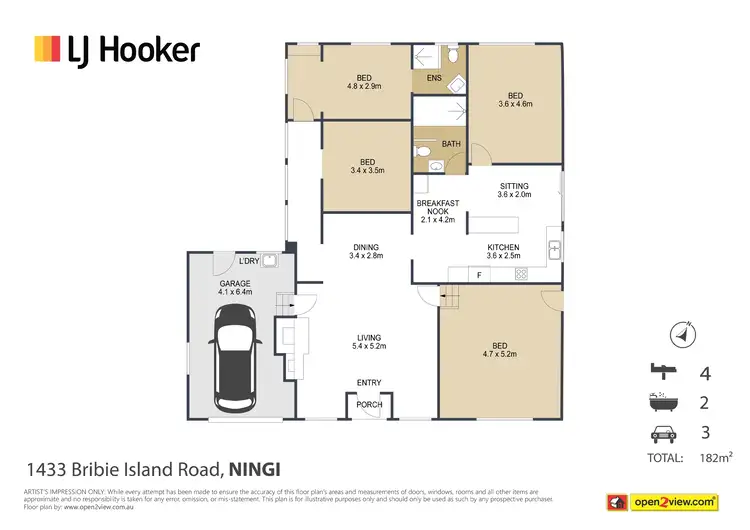 Floorplan of Homely house listing, 1433 Bribie Island Road, Ningi QLD 4511
