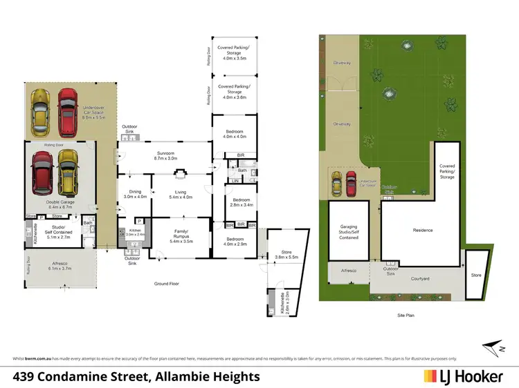 Floorplan of Homely house listing, 439 Condamine Street, Allambie Heights NSW 2100