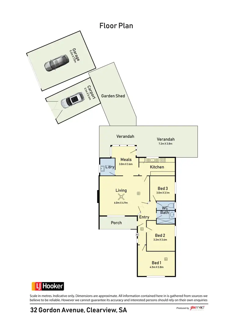 Floorplan of Homely house listing, 32 Gordon Ave, Clearview SA 5085