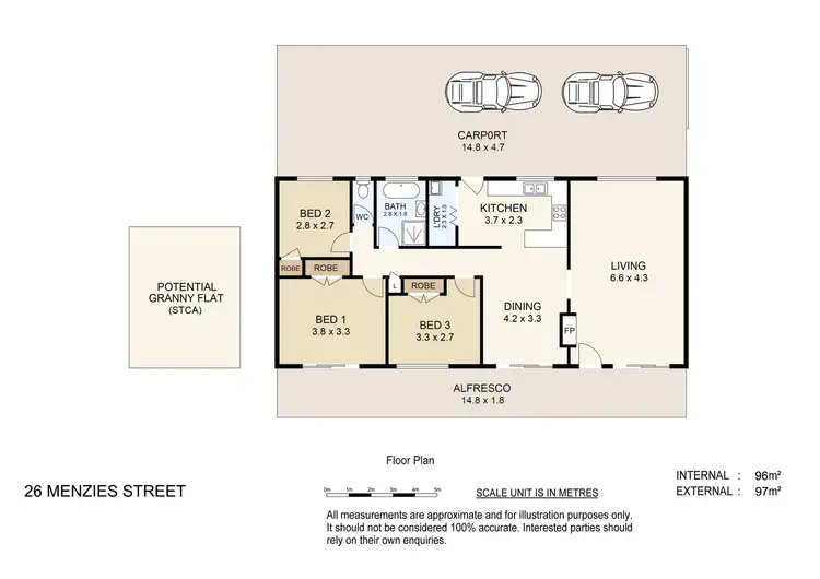Floorplan of Homely house listing, 26 Menzies Street, Bethania QLD 4205