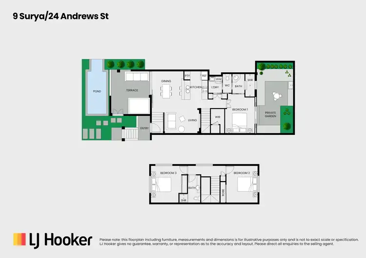 Floorplan of Homely villa listing, 9 Surya/24 Andrews Close, Port Douglas QLD 4877