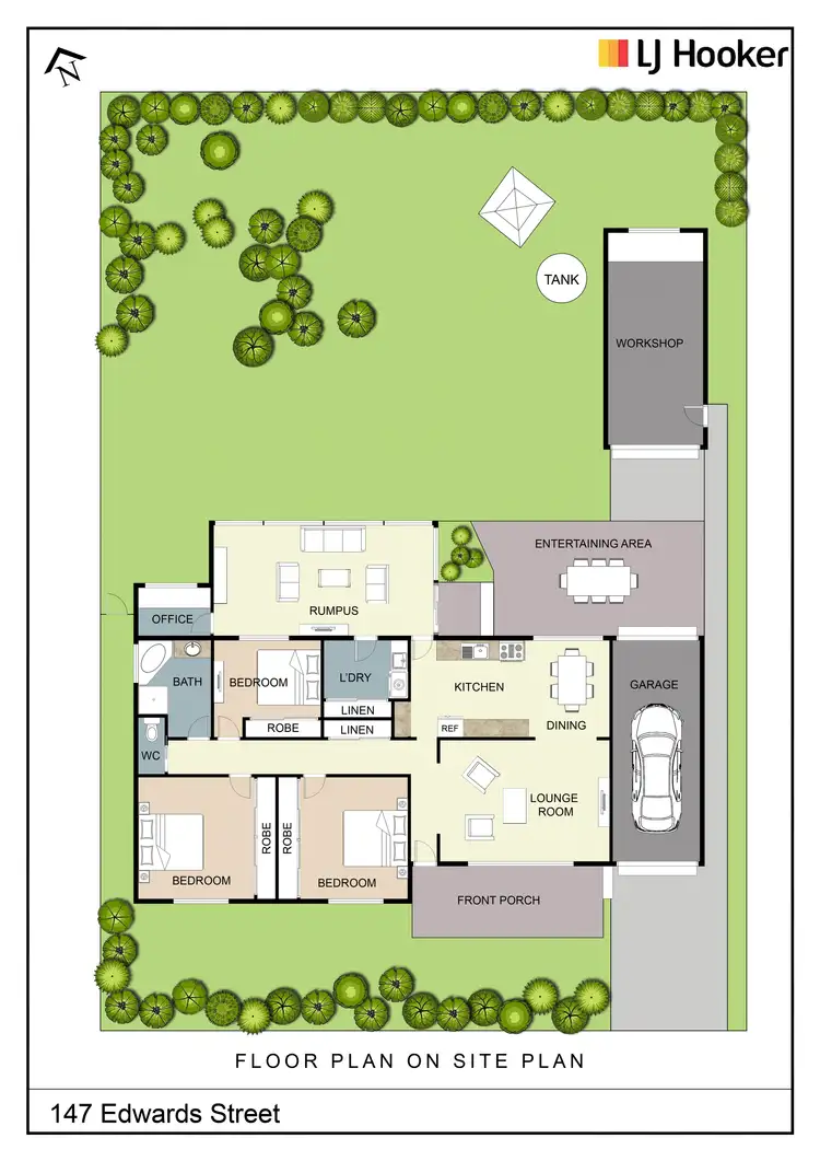 Floorplan of Homely house listing, 147 Edwards Street, Young NSW 2594