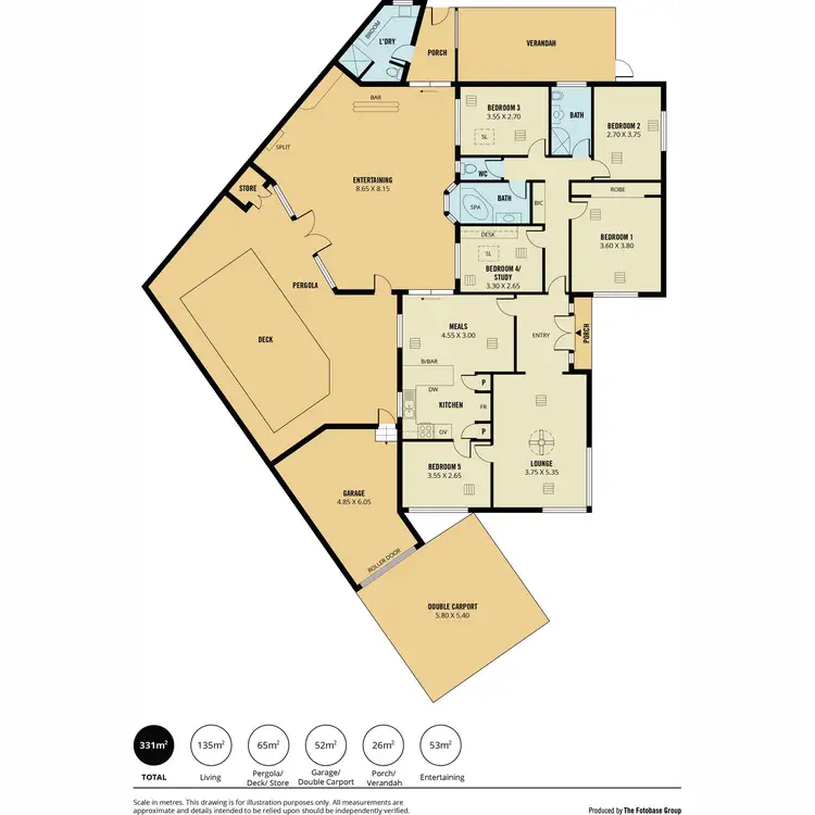 Floorplan of Homely house listing, 5 Limosa Court, Modbury North SA 5092