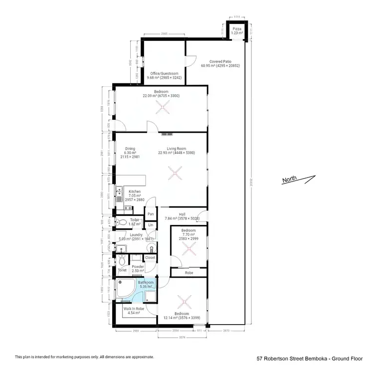 Floorplan of Homely house listing, 57 Robertson Street, Bemboka NSW 2550