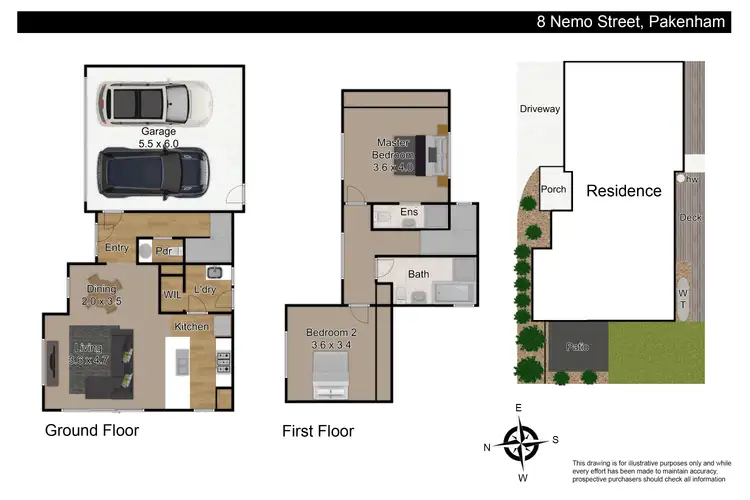 Floorplan of Homely house listing, 8 Nemo Street, Pakenham VIC 3810
