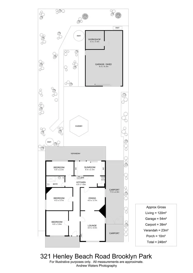 Floorplan of Homely house listing, 321 Henley Beach Road, Brooklyn Park SA 5032