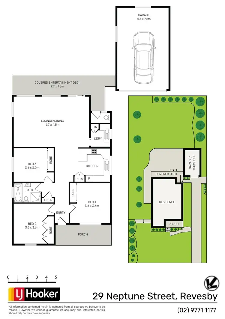 Floorplan of Homely house listing, 29 Neptune Street, Revesby NSW 2212