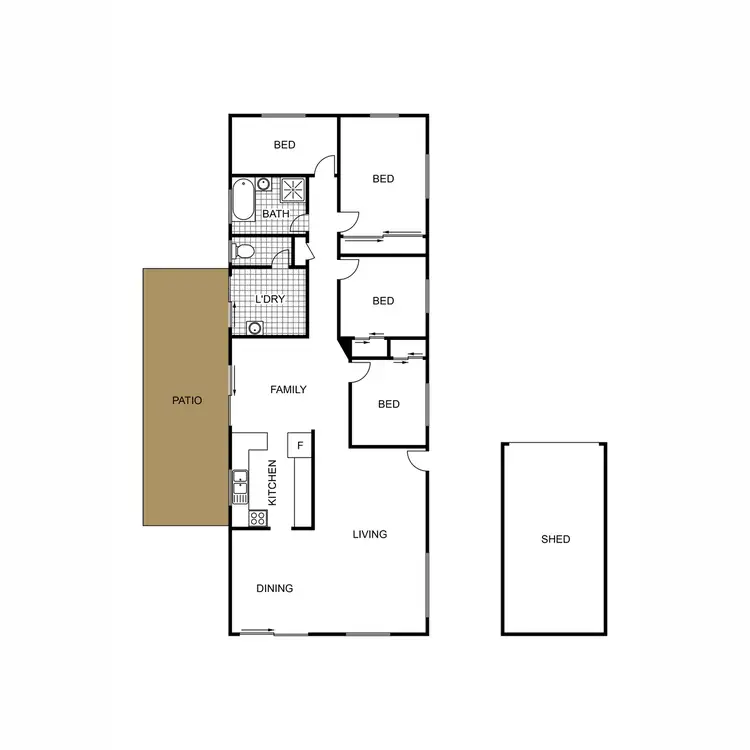 Floorplan of Homely house listing, 33 Claremont Drive, Murrumba Downs QLD 4503