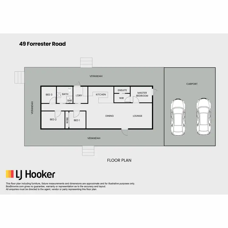 Floorplan of Homely house listing, 49 Forrester Road, Kureen QLD 4885