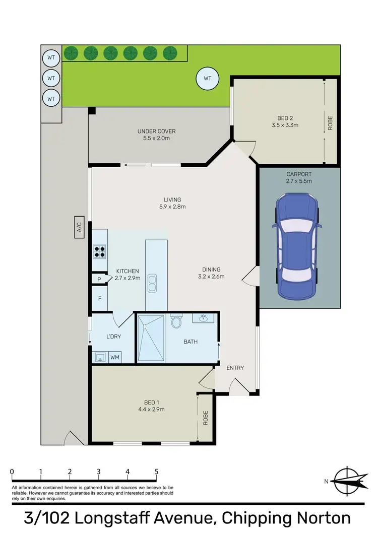 Floorplan of Homely villa listing, 3/102 Longstaff Avenue, Chipping Norton NSW 2170