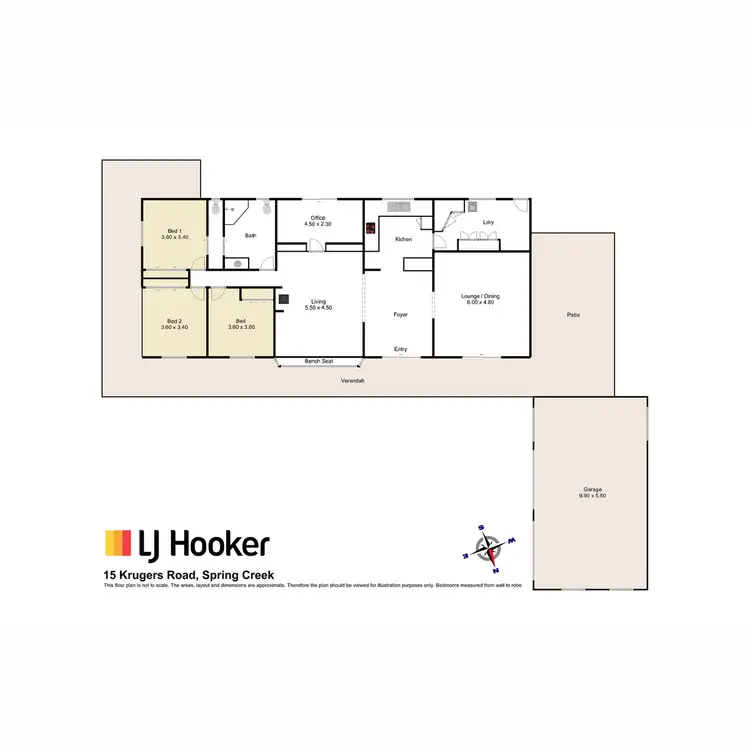 Floorplan of Homely house listing, 15 Kruger's Road, Spring Creek QLD 4343