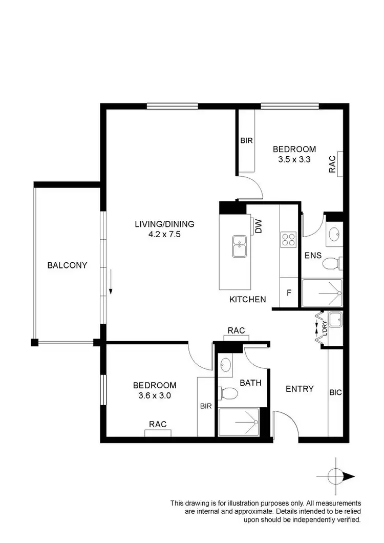 Floorplan of Homely apartment listing, 107/293 Fullarton Road, Parkside SA 5063