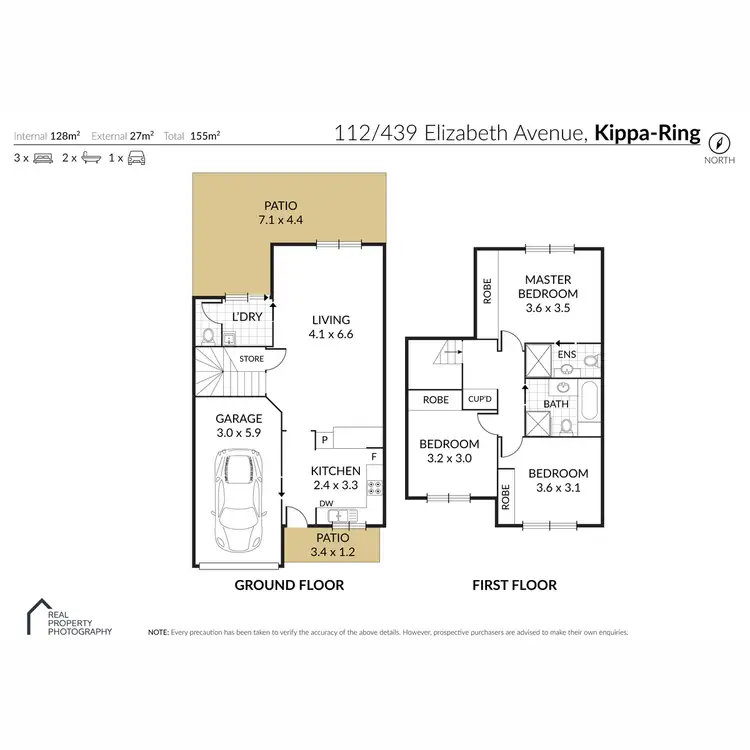 Floorplan of Homely townhouse listing, 112/439 Elizabeth Avenue, Kippa-Ring QLD 4021