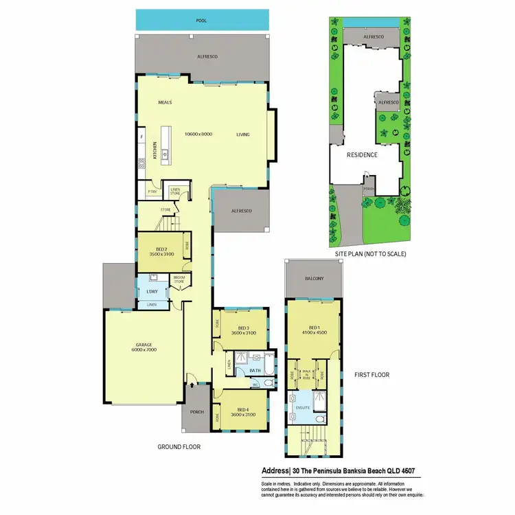 Floorplan of Homely house listing, 30 The Peninsula, Banksia Beach QLD 4507