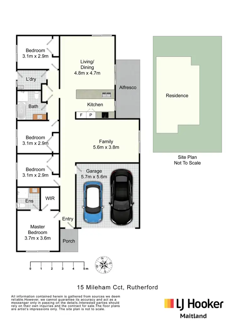 Floorplan of Homely house listing, 15 Mileham Circuit, Rutherford NSW 2320