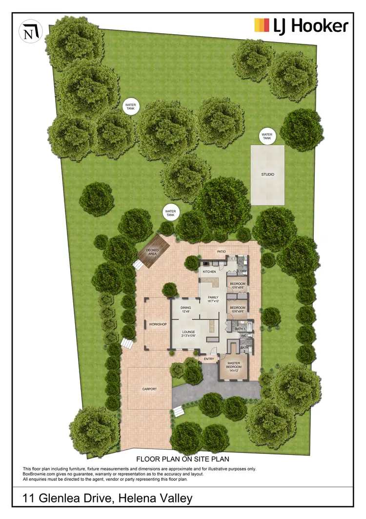 Floorplan of Homely house listing, 11 Glenlea Drive, Helena Valley WA 6056
