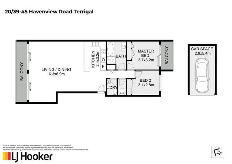 Floorplan of Homely unit listing, 20/39-45 Havenview Road, Terrigal NSW 2260