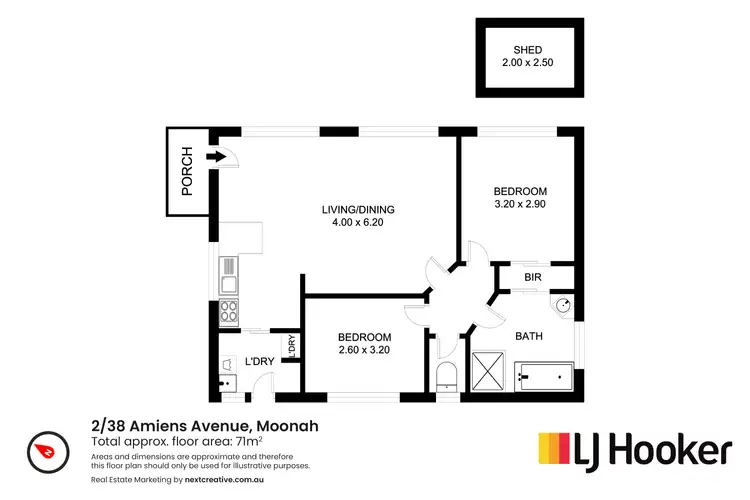 Floorplan of Homely villa listing, Unit 2/38 Amiens Avenue, Moonah TAS 7009