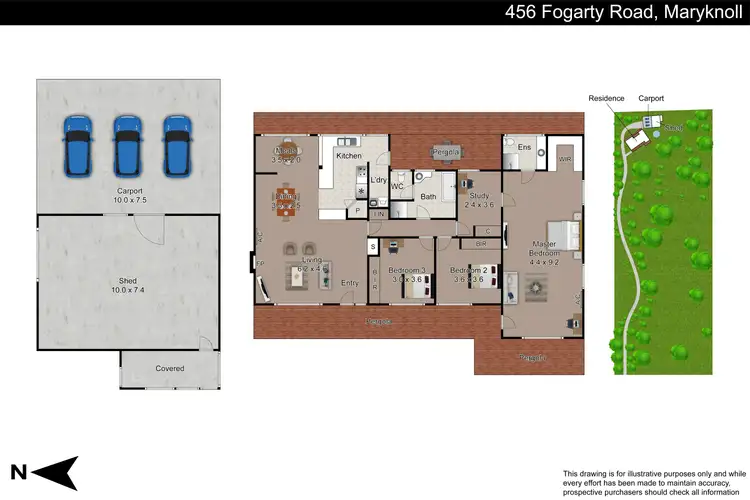 Floorplan of Homely house listing, 456 Fogarty Road, Maryknoll VIC 3812