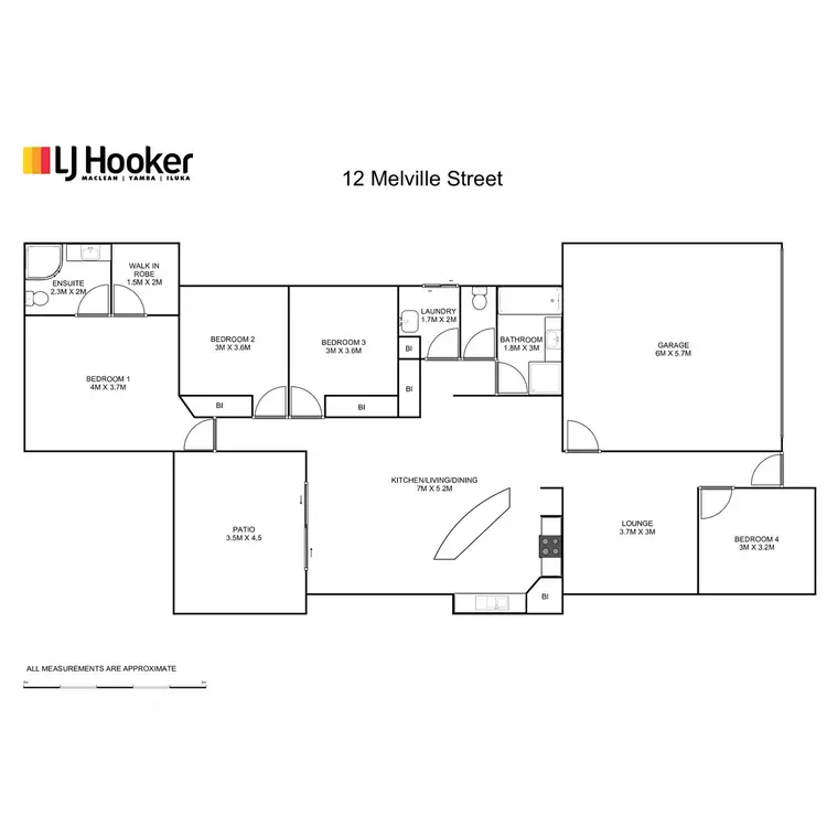 Floorplan of Homely house listing, 12 Melville Street, Iluka NSW 2466