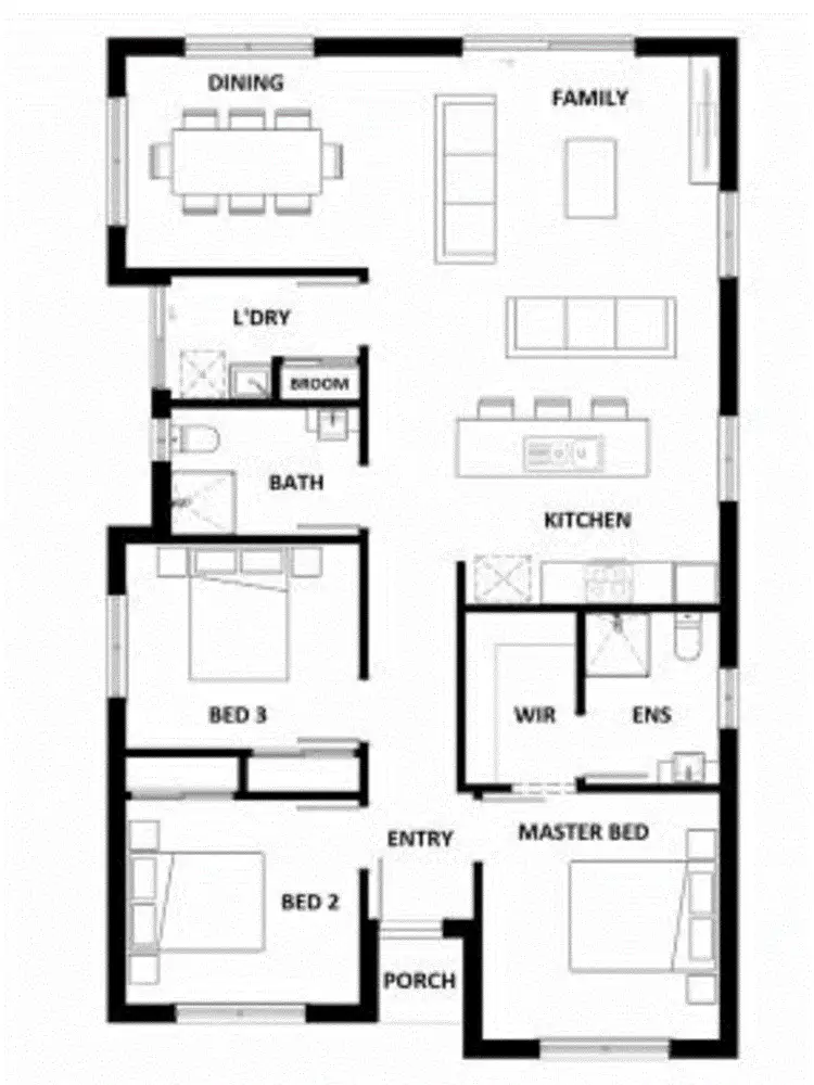 Floorplan of Homely house listing, Lot 2/11 Henry Street East, North Wonthaggi VIC 3995