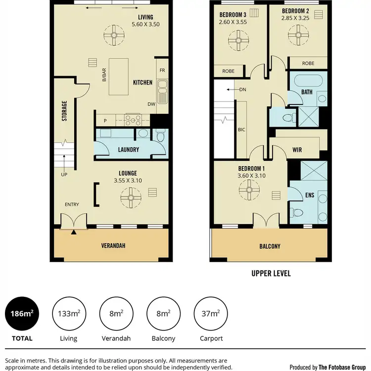 Floorplan of Homely townhouse listing, 10 Finnis Street, Blakeview SA 5114