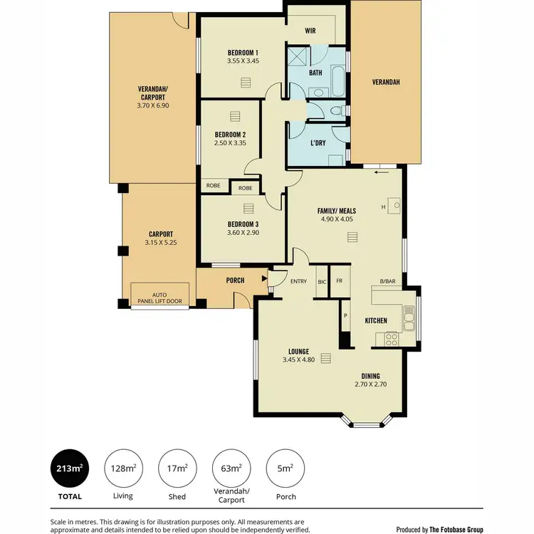 Floorplan of Homely house listing, 21 Pauline Drive, Surrey Downs SA 5126