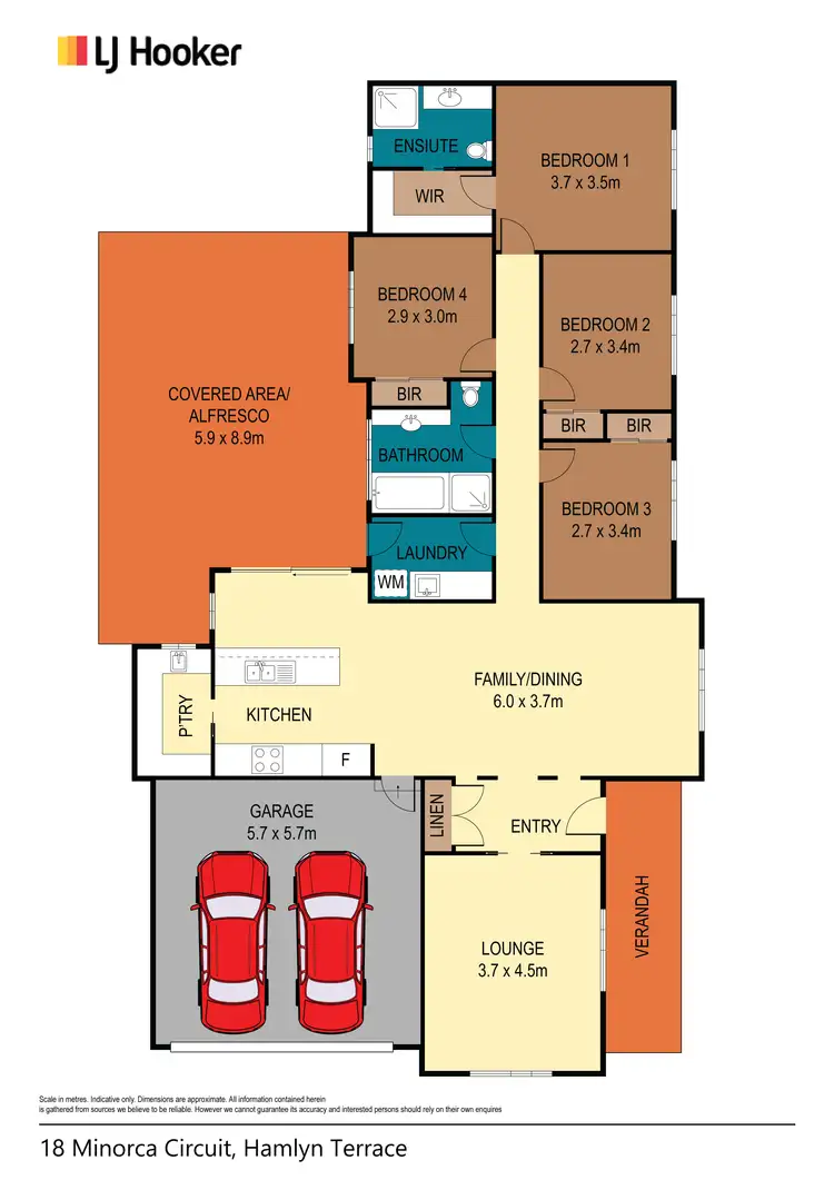 Floorplan of Homely house listing, 18 Minorca Circuit, Hamlyn Terrace NSW 2259