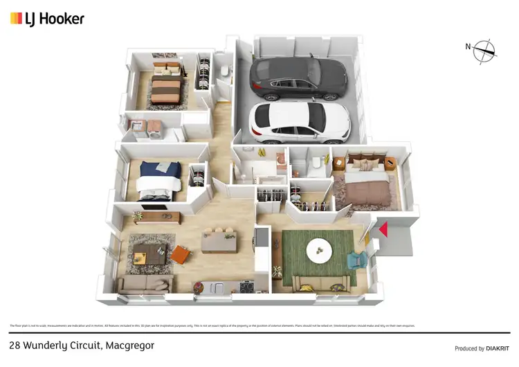 Floorplan of Homely house listing, 28 Wunderly Circuit, Macgregor ACT 2615