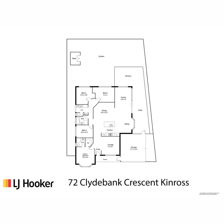 Floorplan of Homely house listing, 72 Clydebank Crescent, Kinross WA 6028