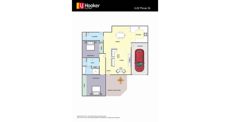 Floorplan of Homely unit listing, 3/22 Plover Street, Taree NSW 2430