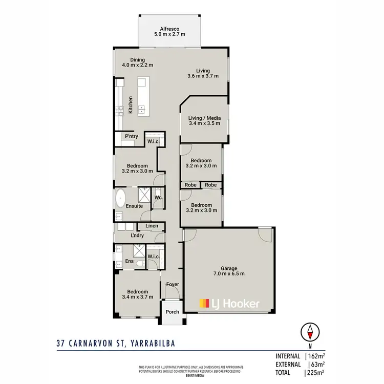 Floorplan of Homely house listing, 37 Carnarvon Street, Yarrabilba QLD 4207