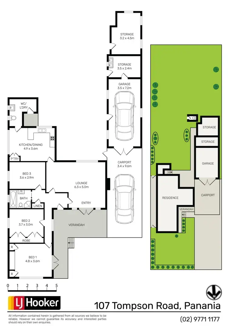 Floorplan of Homely house listing, 107 Tompson Road, Panania NSW 2213