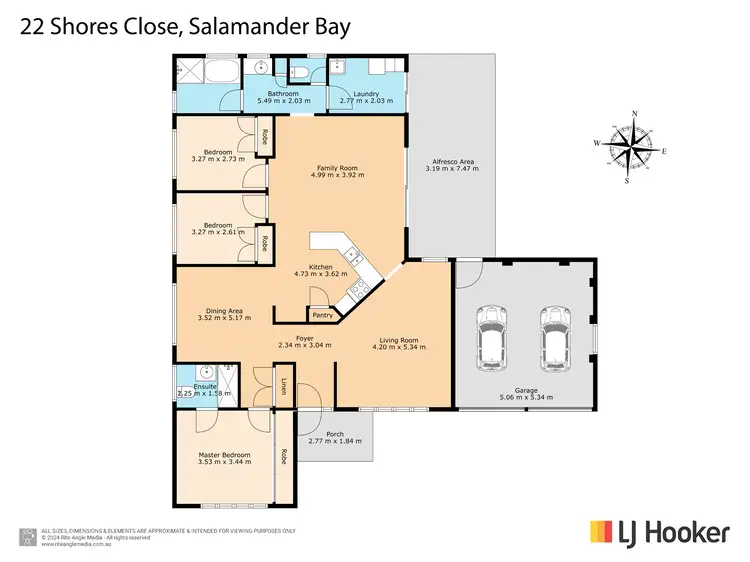 Floorplan of Homely house listing, 22 Shores Close, Salamander Bay NSW 2317