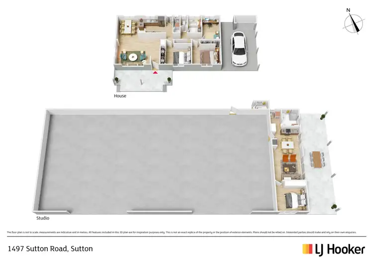 Floorplan of Homely rural property listing, 1497 Sutton Road, Sutton NSW 2620