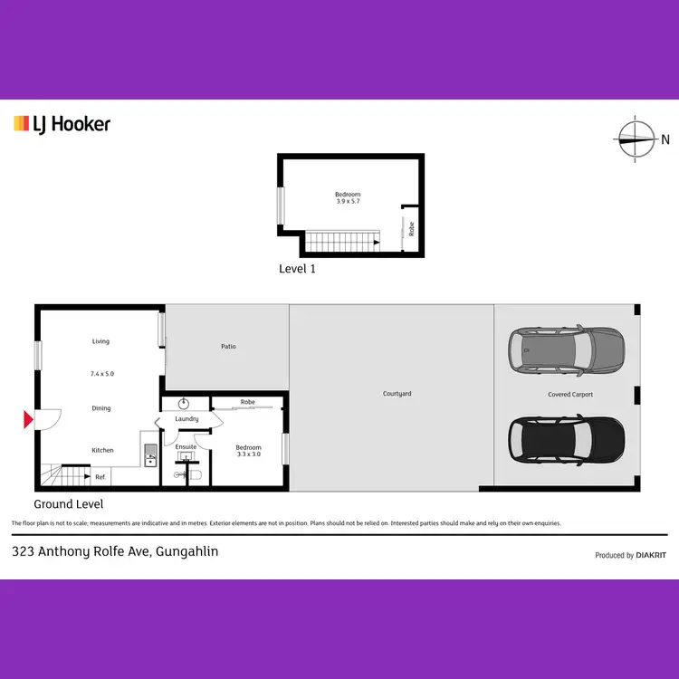 Floorplan of Homely house listing, 323 Anthony Rolfe Avenue, Gungahlin ACT 2912