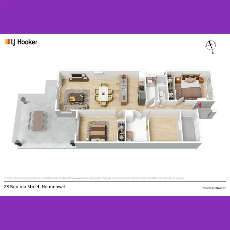 Floorplan of Homely house listing, 28 Bunima Crescent, Ngunnawal ACT 2913