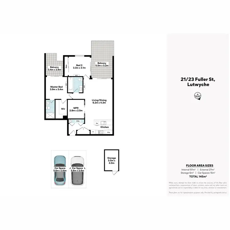 Floorplan of Homely apartment listing, 21/23 Fuller Street, Lutwyche QLD 4030