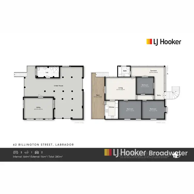 Floorplan of Homely house listing, 42 Billington Street, Labrador QLD 4215